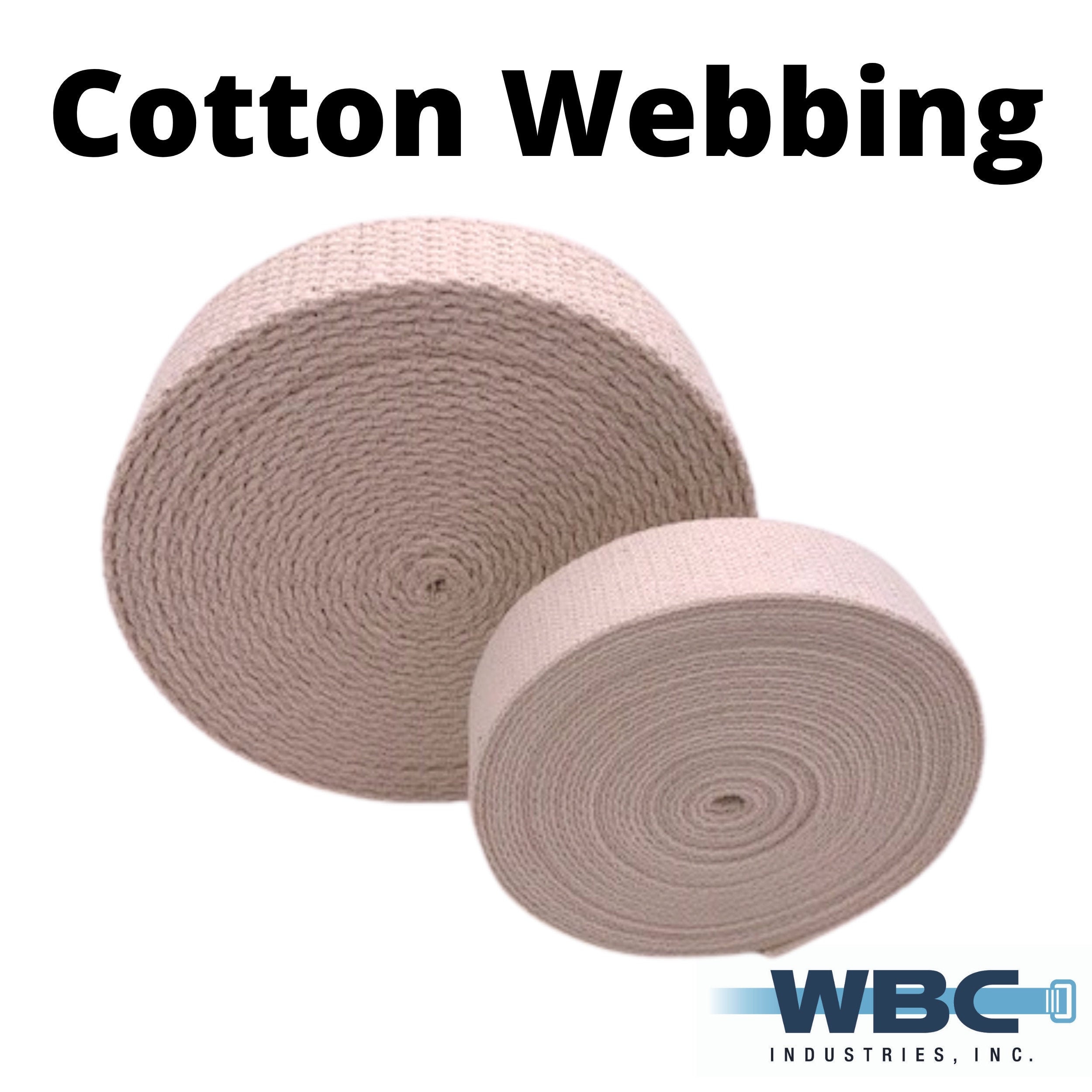 1 1/4 inch Cotton Webbing