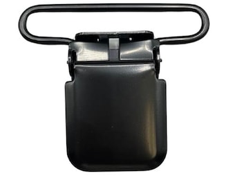 2" Jumbo Suspender Clip | Electro Black | 4/pk.