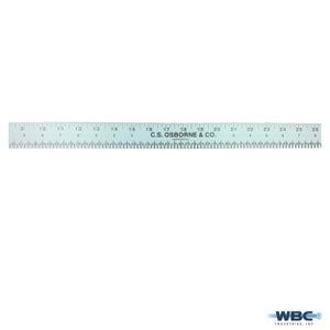 C.S. Osborne Aluminum Straight Edge Ruler