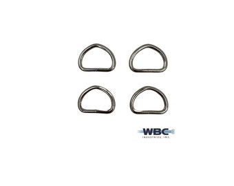 3/4" D-Ring # 10 Gauge Non-Welded, 4/pk.