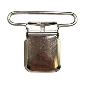 Buyless Fashion 1" Metal Suspender Clips – Silver, Pack Of 8 To 50, Arts & Crafts