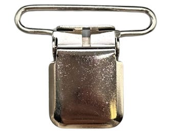 2" Jumbo Suspender Clip | Nickel Plated| 4/pk.