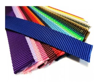 Light Weight Nylon Webbing- Multiple Sizes Available