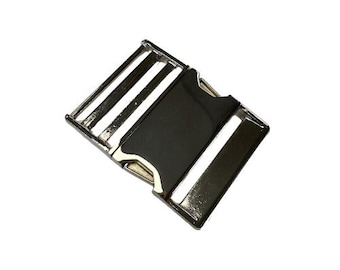 Zinc Die Cast Side Release Buckle - High Polished Nickel