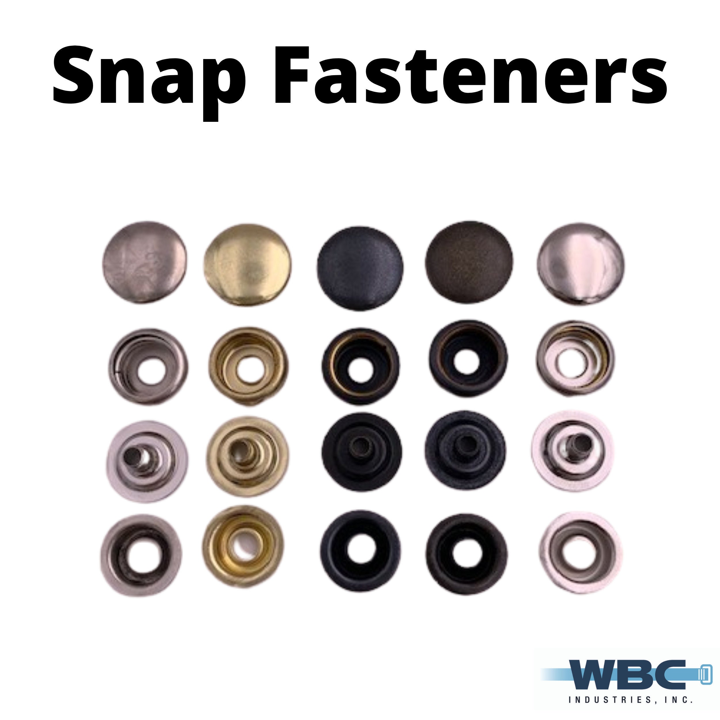 Brass Utility Spring Heavy Duty Line Metal Snap Fasteners - KAMsnaps®