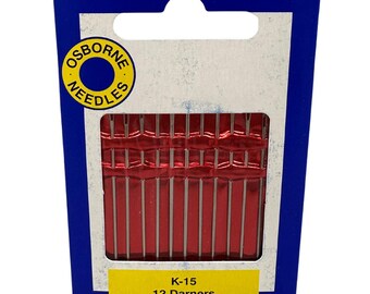 Osborne K-15 - Assorted Darner Needles (12/pk)