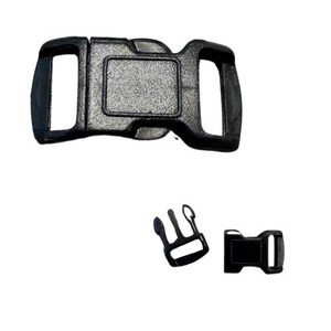 Contoured Pet Collar Side Release Buckle - Multiple Sizes Available - Pack of 4