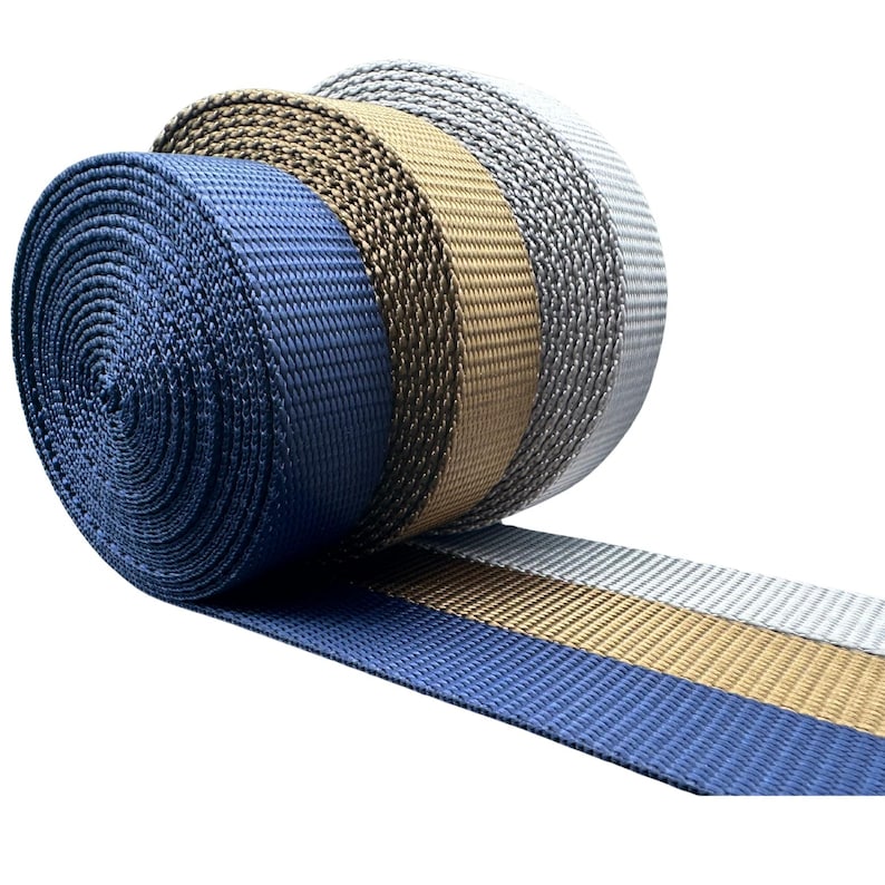 Heavy Nylon Webbing | 1" Wide | 20+ Colors Available! image 2