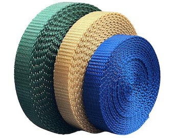 Heavy Nylon Webbing | 5/8" Wide | 12 colors