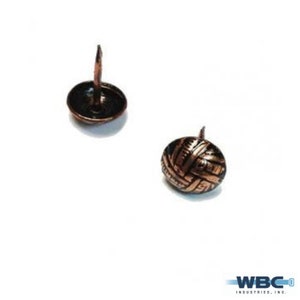 Old Copper - Overlap Design - Decorative Nails - Bag of 25 pieces