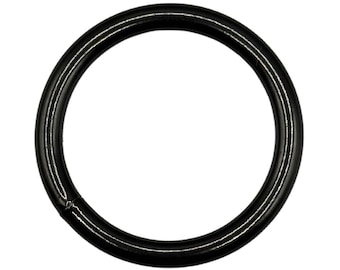 Junta tórica soldada negra de 1,25" / Paquete de 4.