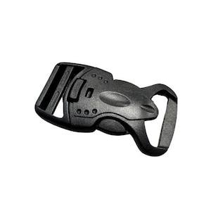 Fivela de liberação lateral com trava de 1", pacote com 4.