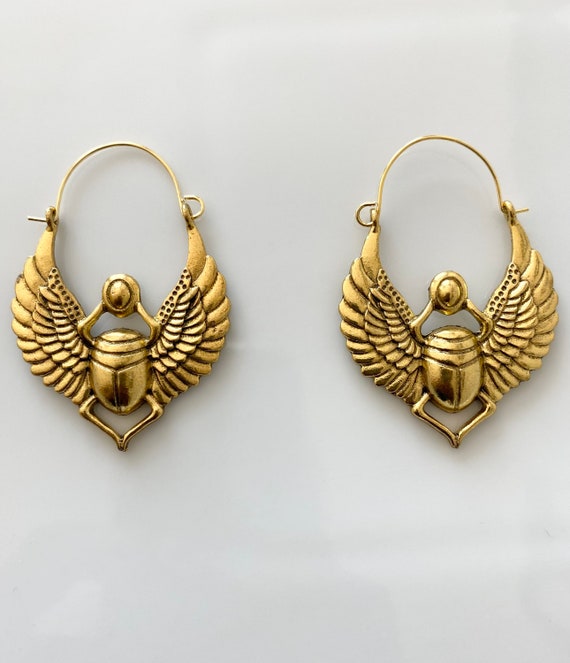 Angel cheap hoop earrings