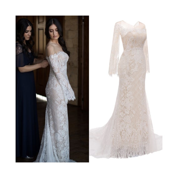 Bohemian Wedding Dresses Wedding Dress Bridal Gown Boho | Etsy