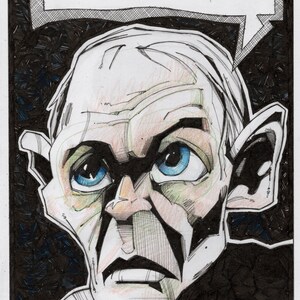 Gollum grincheux