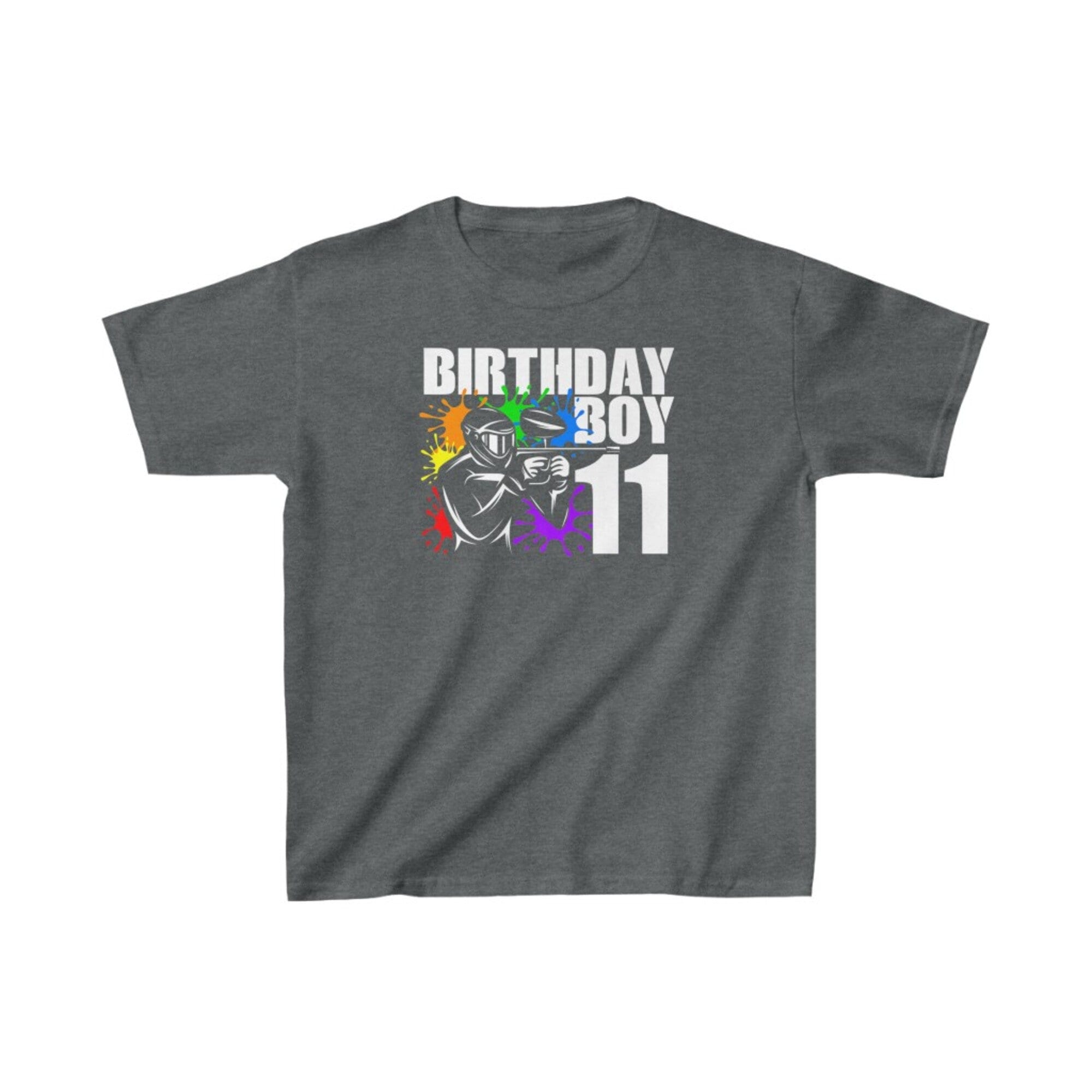 Custom Age Paintball Birthday Kids TShirt Paintball Birthday Etsy