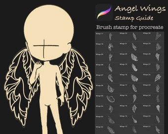 Procreate Fairy Brushes Brushes for Procreate Procreate Brushes Wings Brush set fantasy Brush Procreate brush set