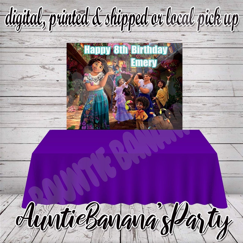 Encanto Backdrop Treat Table Candy Table Banner Dessert Etsy