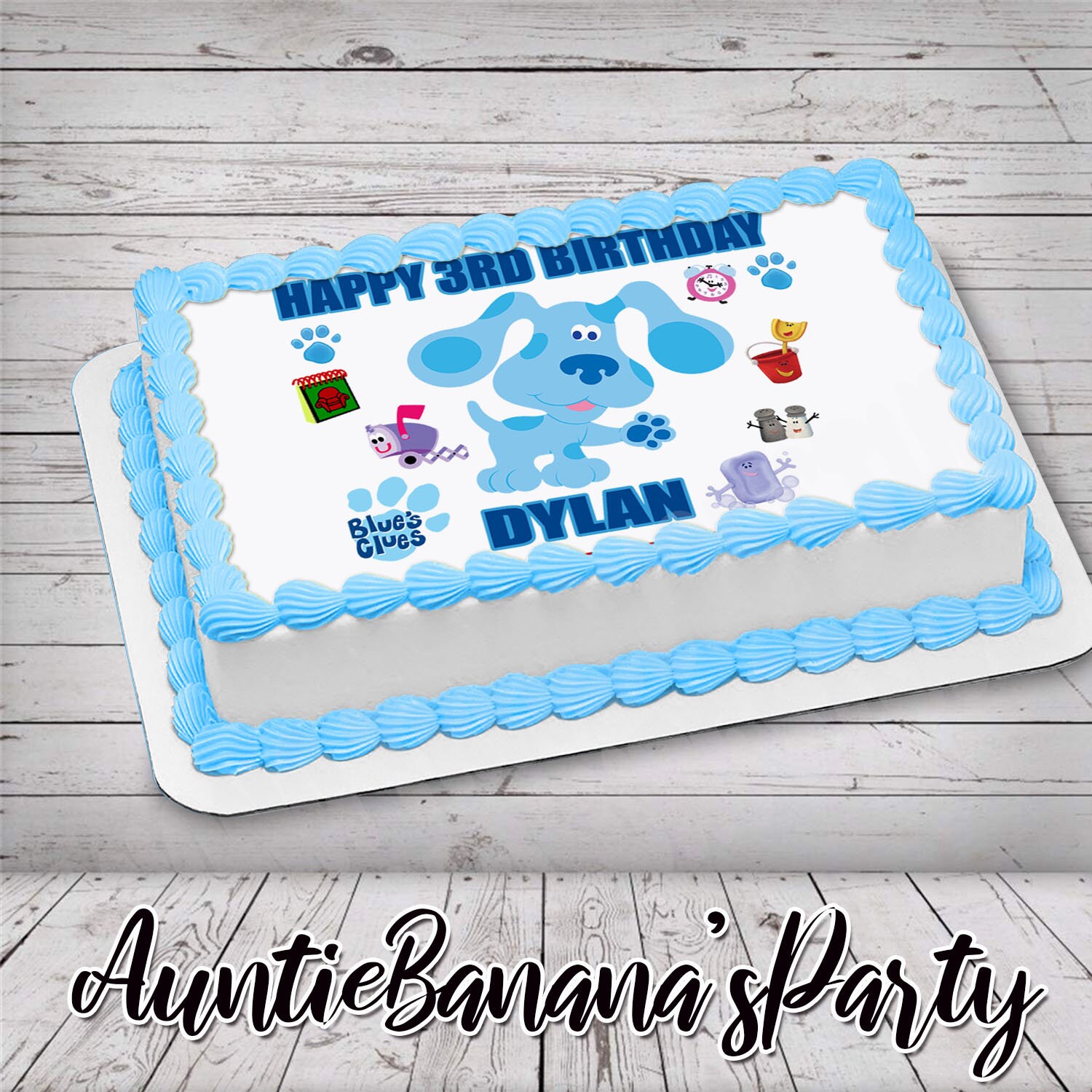 Blues Clues Cake Cookie or Cupcake Topper Birthday Party - Etsy Ireland