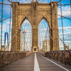 Photo Print Brooklyn Bridge New York City Morning