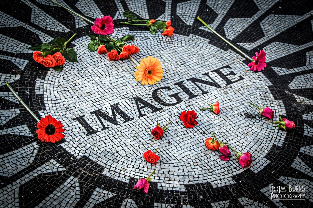 Photo Imagine Strawberry Fields Central Park - Etsy