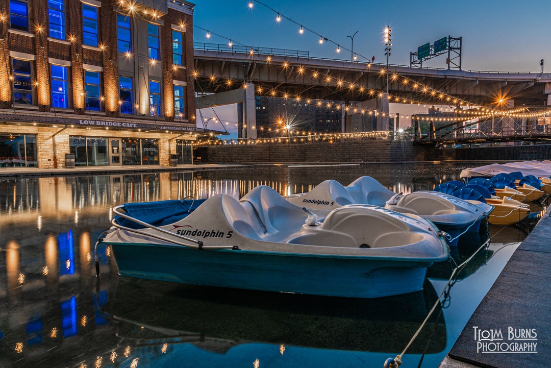 Photo Canalside Paddle Boats in Buffalo Etsy