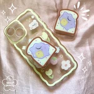 Agarre de pan de hadas de anime kawaii // Agarre y soporte para teléfono