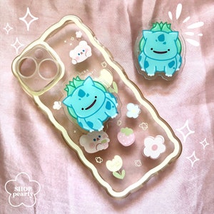 Kawaii Anime Earth Lizard Phone Grip || Griptok, Phone Holder, Mount, Stand