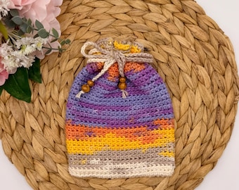 Drawstring bags, reusable gift bag, travel accessories , tarot card storage, makeup pouch, small pouch