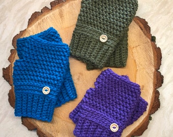 Cozy Mitts/Fingerless Gloves/Texting Mitts
