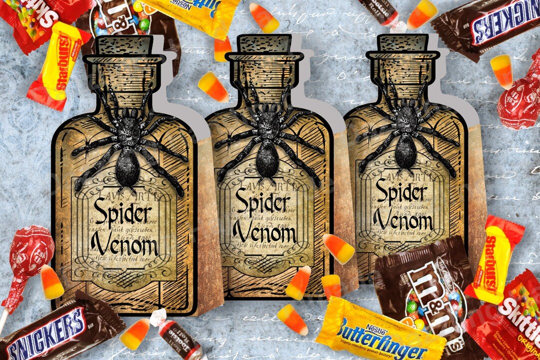 Printable Halloween Apothecary Bottle Trick or Treat Gift Bag - Etsy