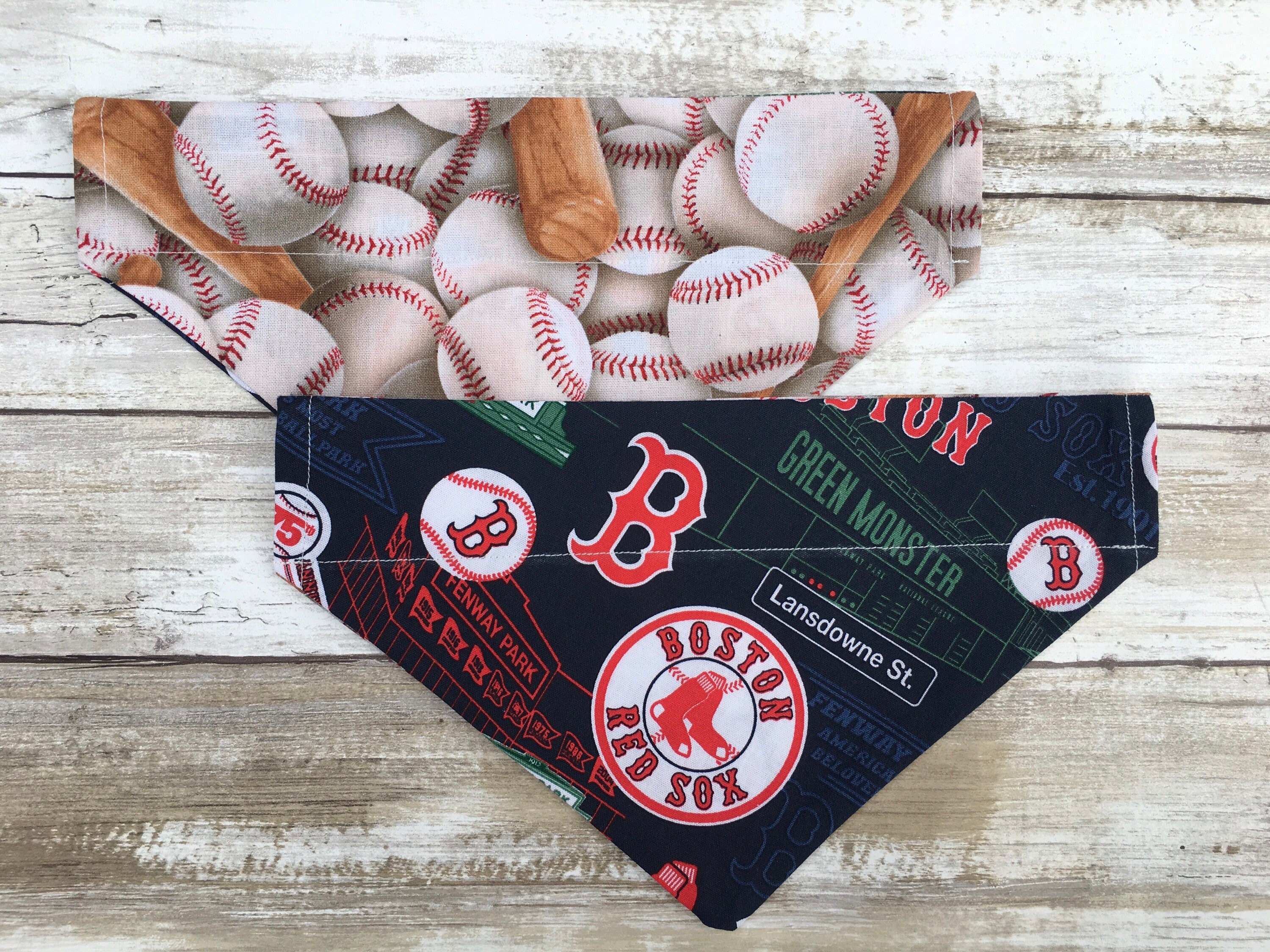 Boston Red Sox Dog Cat Bandana /pet Accessories/gift for Dogs Etsy