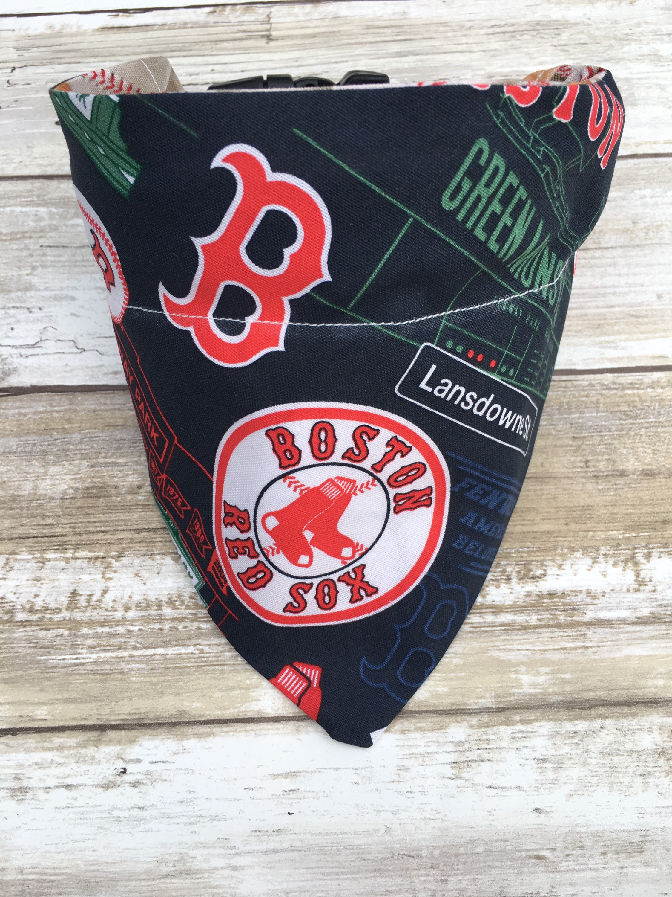 Boston Red Sox Dog Cat Bandana /pet Accessories/gift for Dogs Etsy