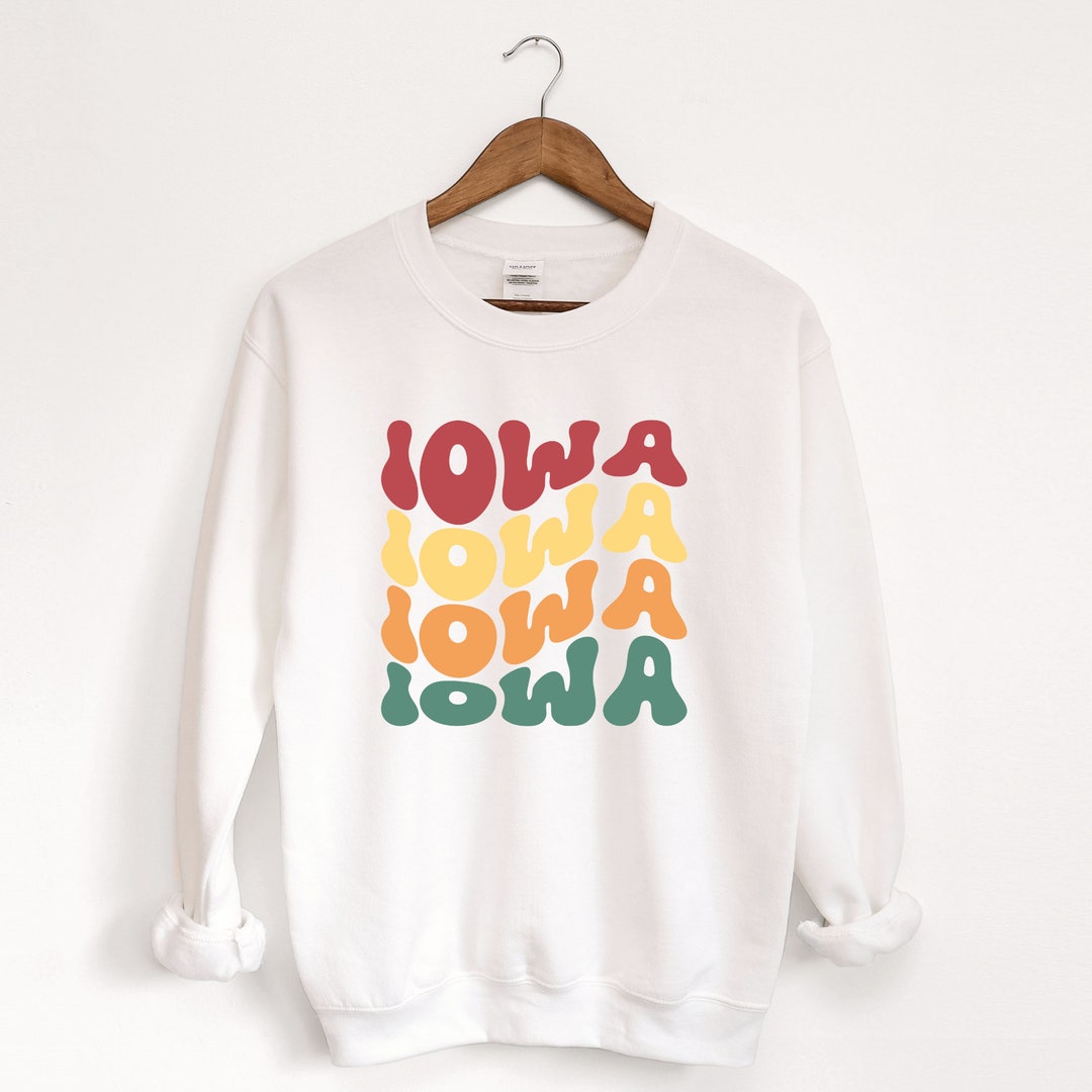 Iowa Unisex Crewneck Sweatshirt, Iowa Sweatshirt, Women's Iowa