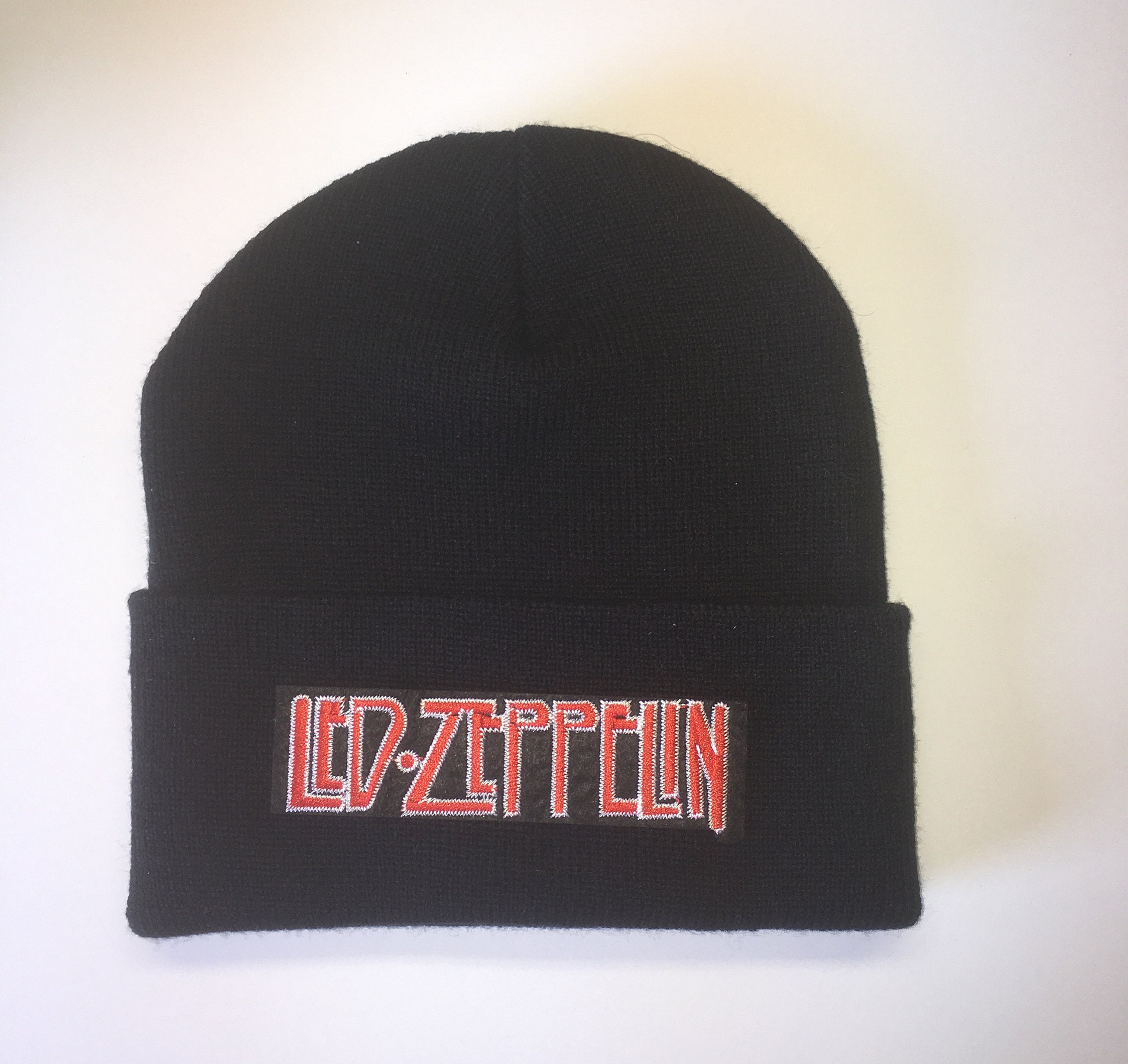 Led Zeppelin Black Beanie One Size Fits All Etsy