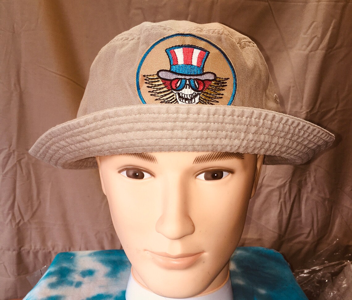 Grateful Dead Khaki Bucket Hat Unisex One Size Fits All New Etsy