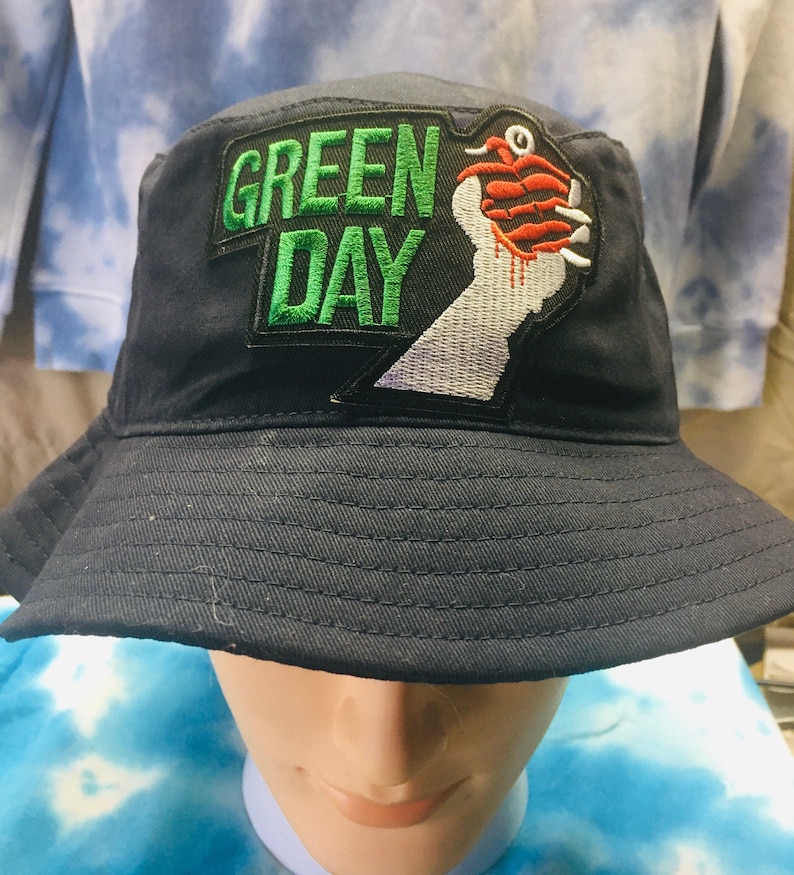 Green Day Navy Blue Bucket Hat One Size Fits All New