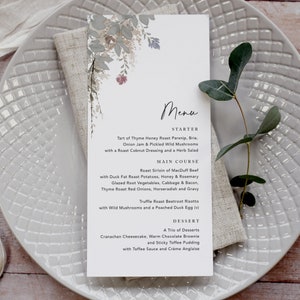 Feuilles D'automne Menu De Mariage, Cartes De Menu De Mariage, Menus Pour Mariage, Petit Déjeuner De Mariage, Menu Des Boissons, Menu Du Dîner De Mariage, Menu Personnalisé