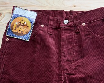 vintage deadstock lee pink corduroy pants