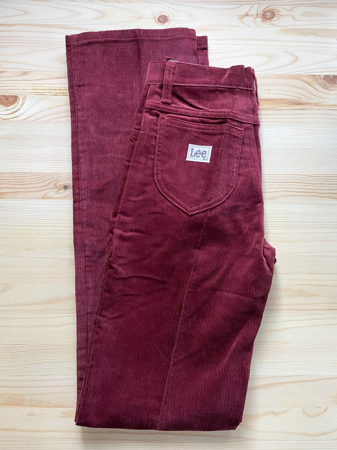 Vintage LEE 70's corduroy pants Lee DEADSTOCK 1970s Etsy