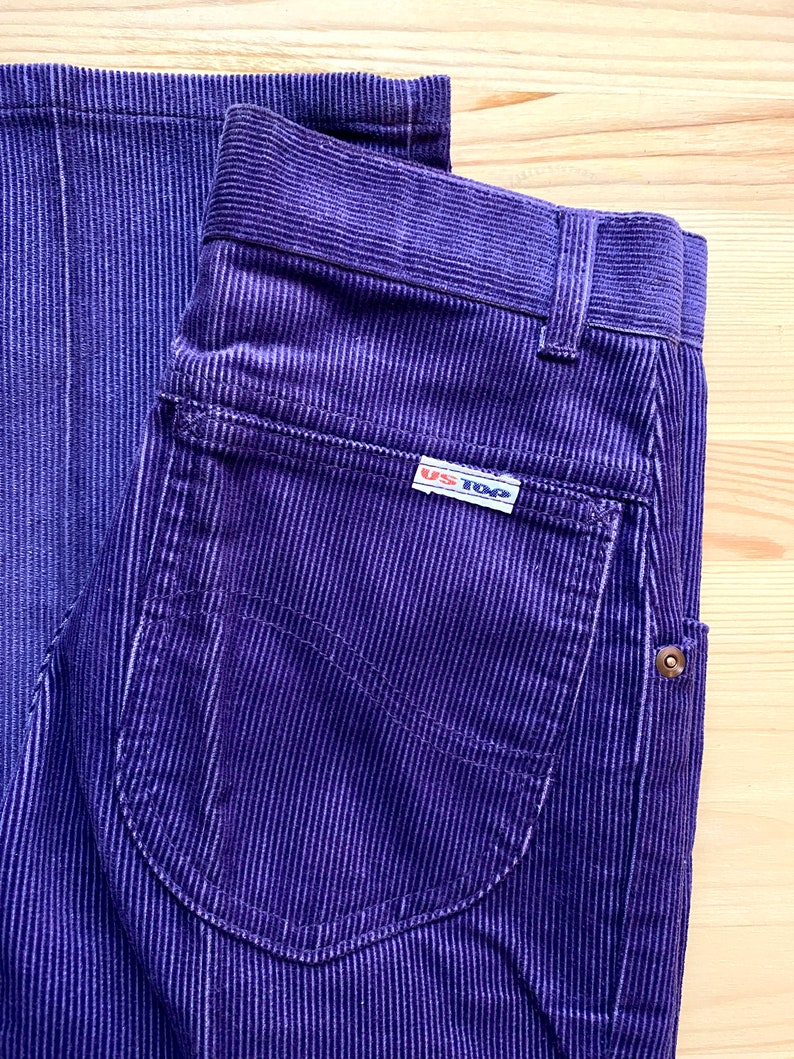 violet corduroy pants