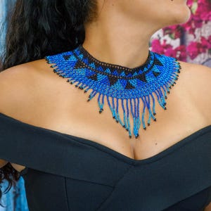 Geometric Huichol Necklace C