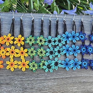 Florecita Mexican Beaded Earrings