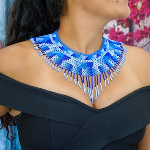 Geometric Huichol Necklace B