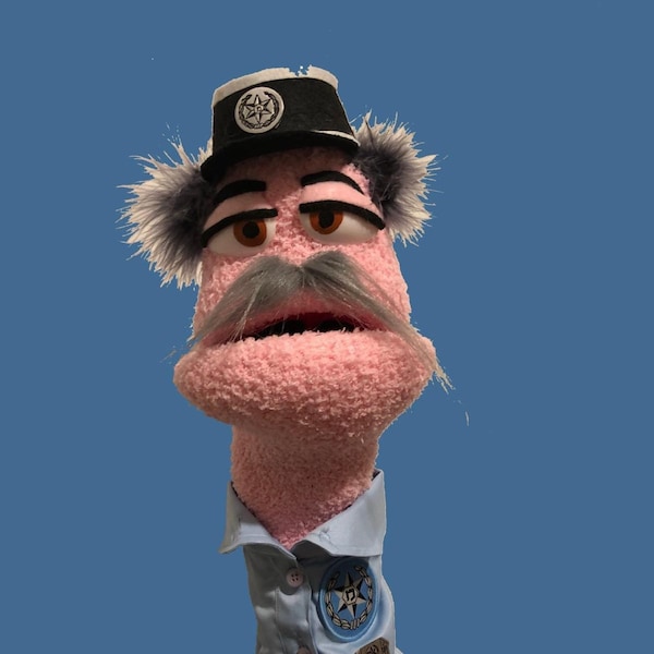 Special handmade puppet - A police puppet