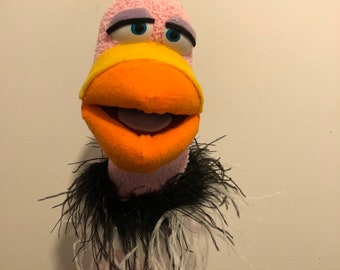A special handmade puppet - bird