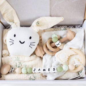 Personalized Baby Gift Set – Custom Baby Shower Gift, Newborn Keepsake for Boys & Girl, Newborn Gift Ideas