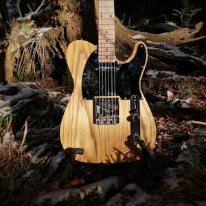 Moonsugar Westfall, E-Gitarre, handgefertigt, Naturell