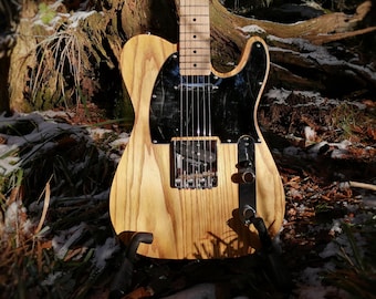 Moonsugar Westfall, Handmade Electric Guitar, Telecaster Style, Natural Finish