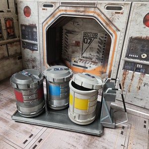 Barrel - Custom diorama item for 6 inch Star Wars Black Series action figures (3D printed, painted)